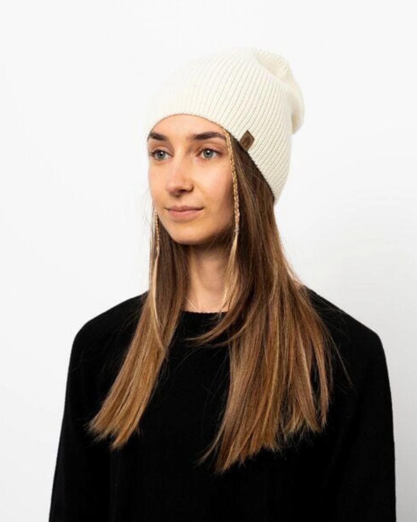 Kopyto DEER - Mütze 100% RWS Merinowolle Mulesingfrei, leichte Beanie ohne Umschlag, Unisex – Ansicht 4
