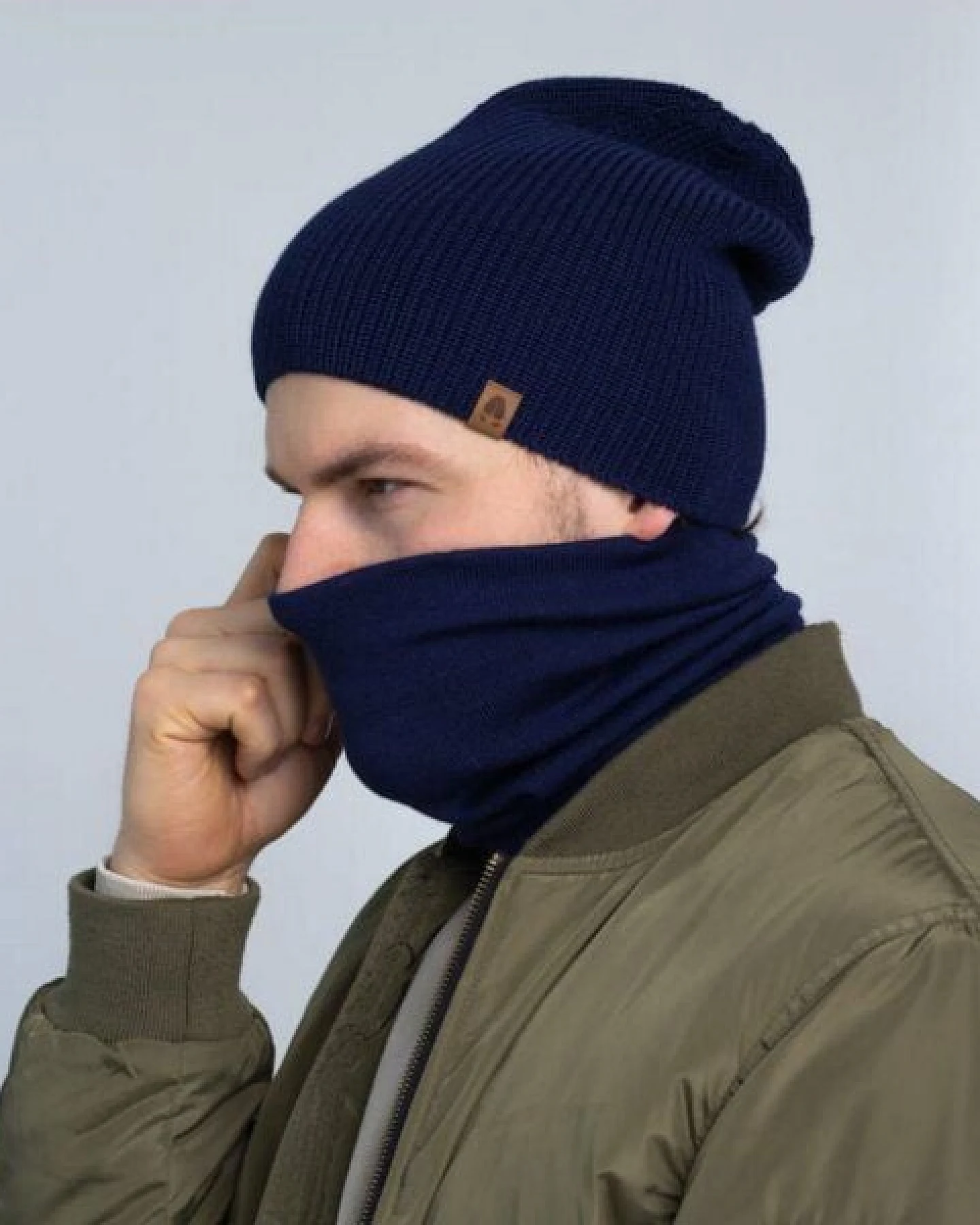 Kopyto OPOS – Multifunktionaler Merino-Schlauchkragen aus 100% RWS-Wolle – Ansicht 3