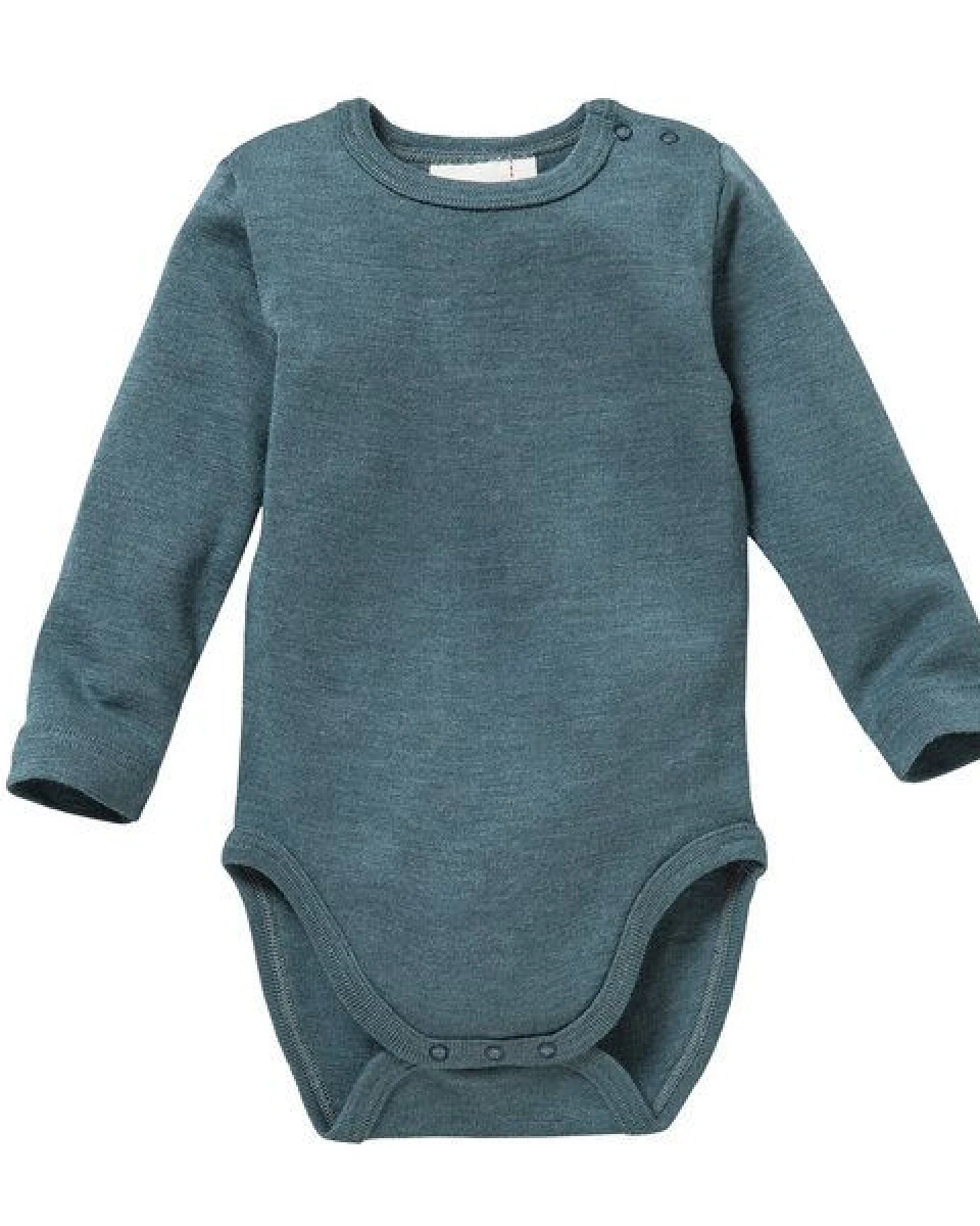People Wear Organic Wolle-Seide Langarm-Body, in 5 Farben – Ansicht 2