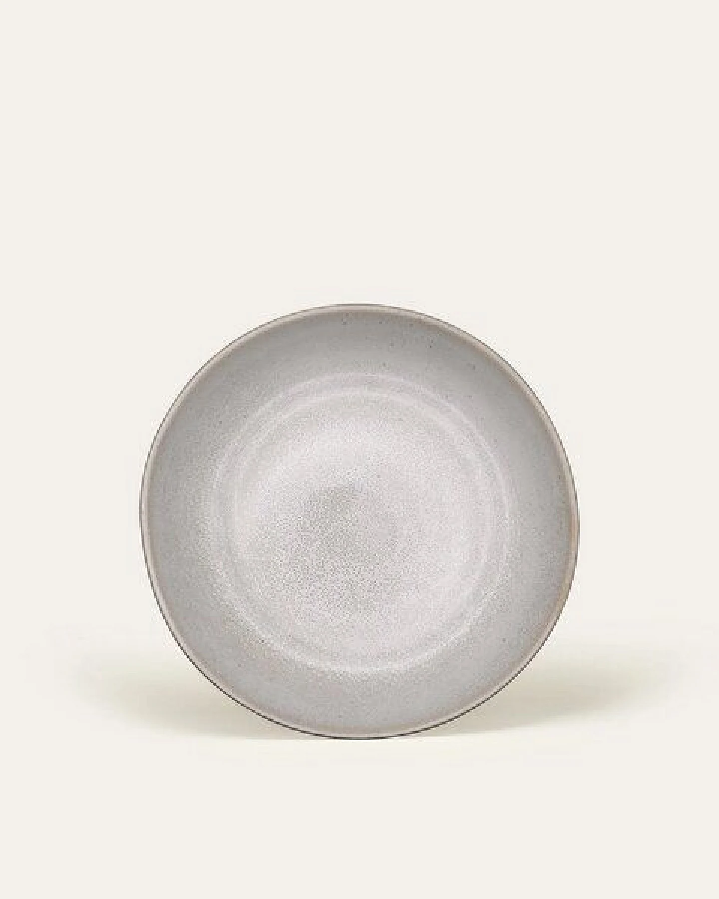 EDDA stoneware Handgemachte Steingut Schale Ddoria - Granit Grau (ø 22,0 x 5,5 cm) – Ansicht 4