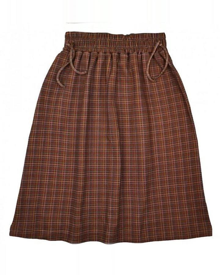 Baba Kidswear Chaga skirt mit Karos