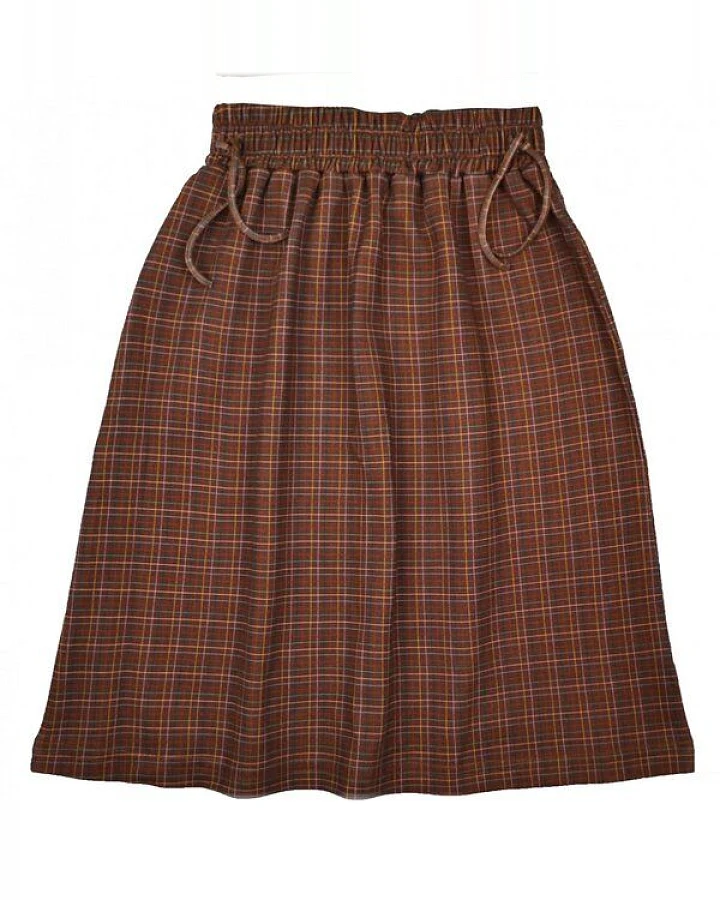 Baba Kidswear Chaga skirt mit Karos