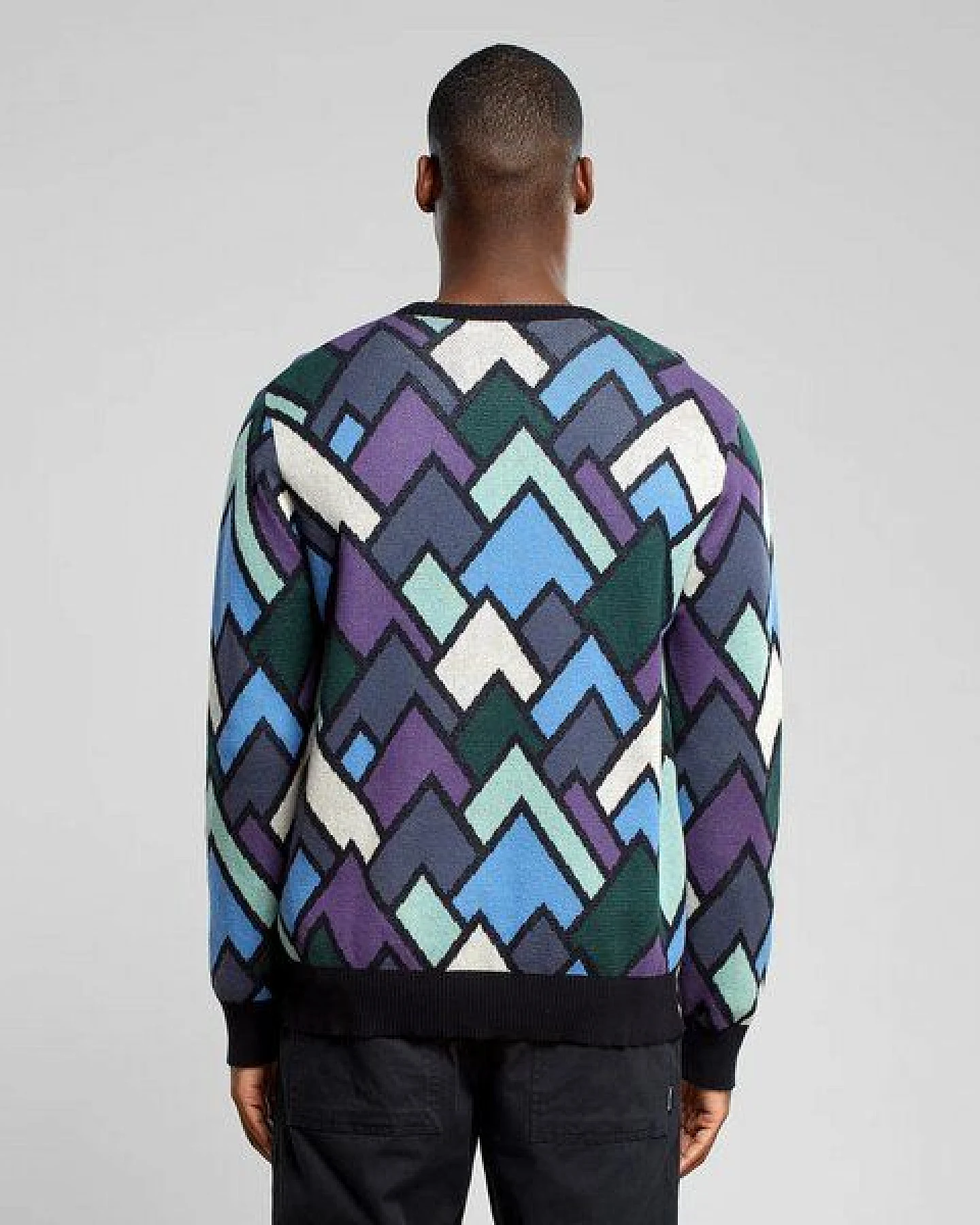 DEDICATED Herren Strickpullover Mora Mountain Triangle – Ansicht 4