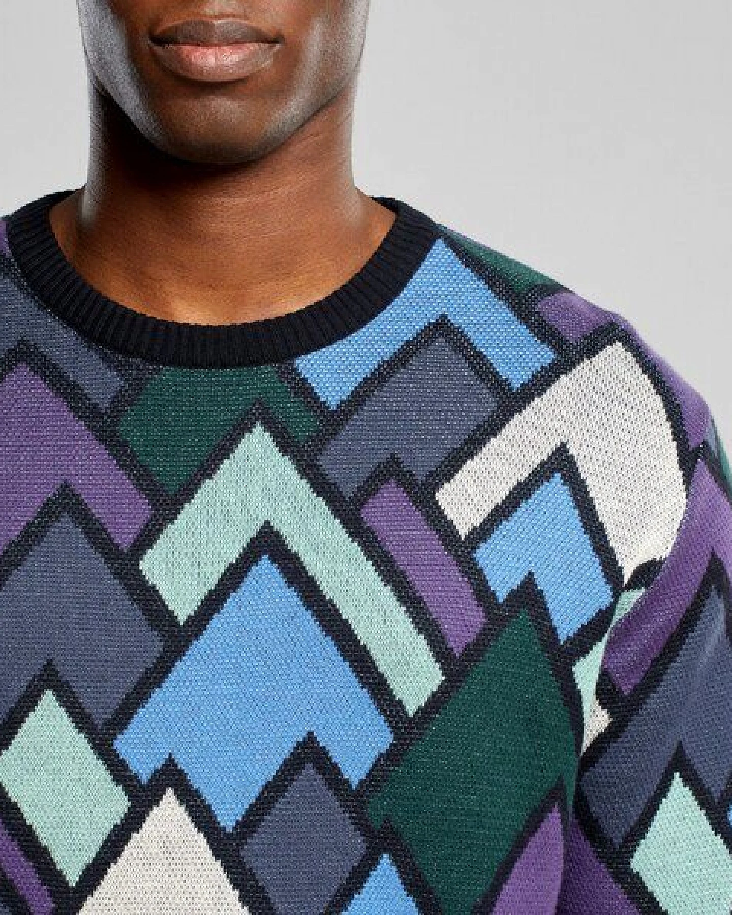DEDICATED Herren Strickpullover Mora Mountain Triangle – Ansicht 2