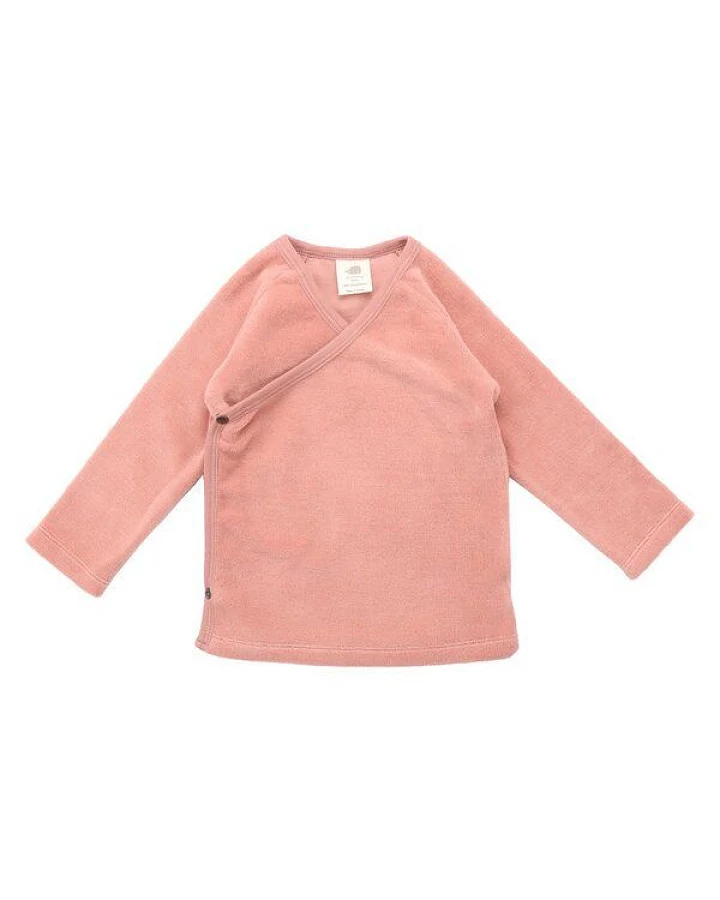 Langarmshirt Baby Bio-Baumwolle pink Walkiddy Peach Bloom
