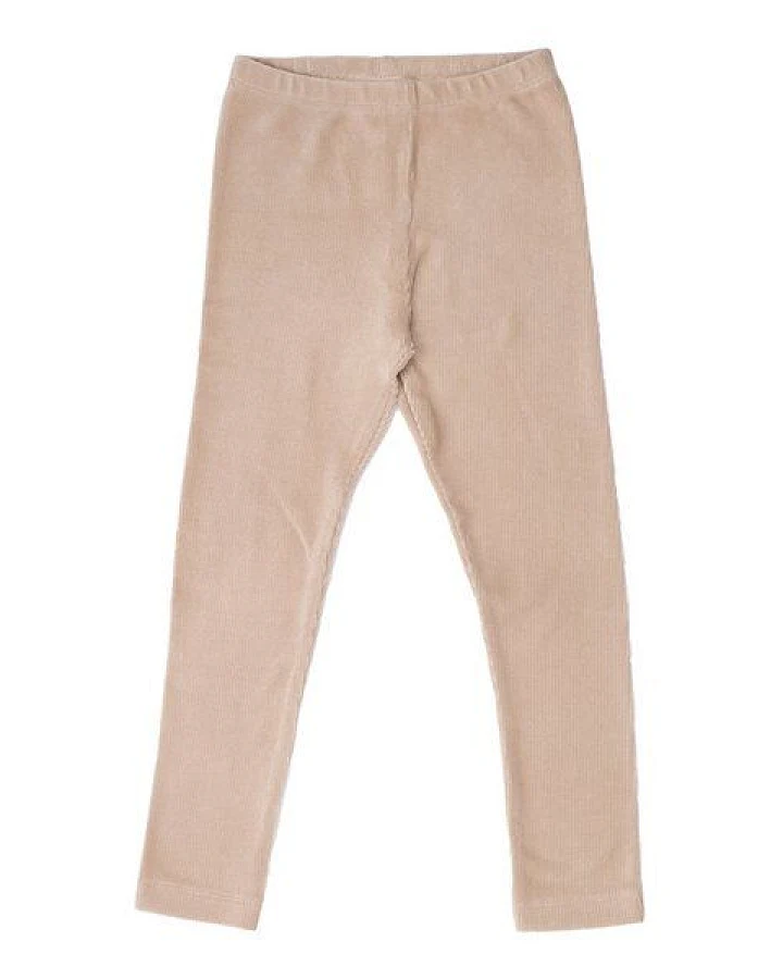 Kinder Leggings GOTS-zertifiziert aus Bio-Baumwolle beige – Walkiddy