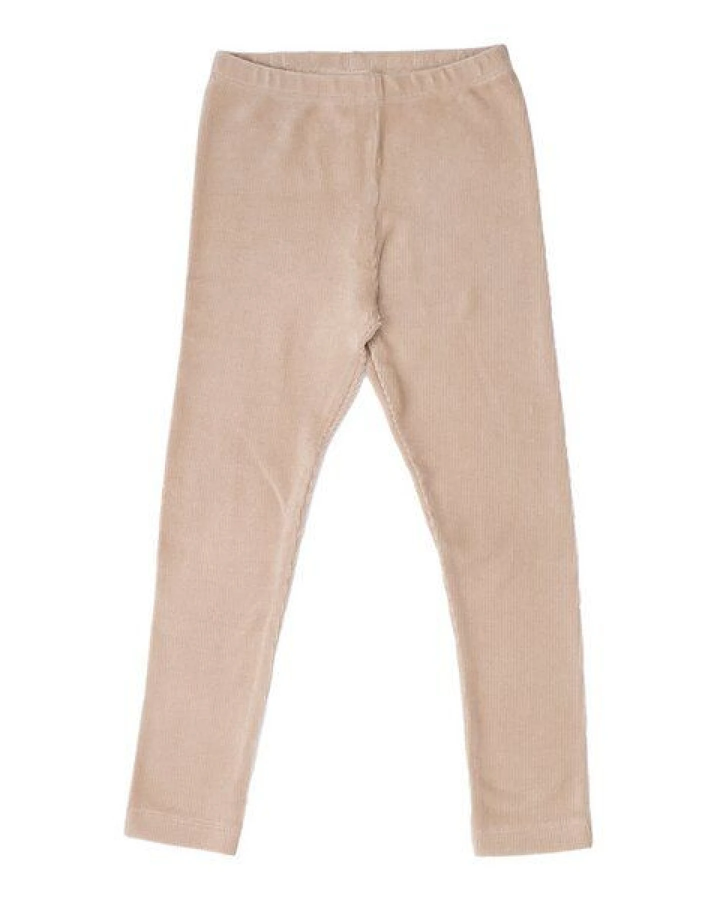 Kinder Leggings GOTS-zertifiziert aus Bio-Baumwolle beige – Walkiddy – Ansicht 2