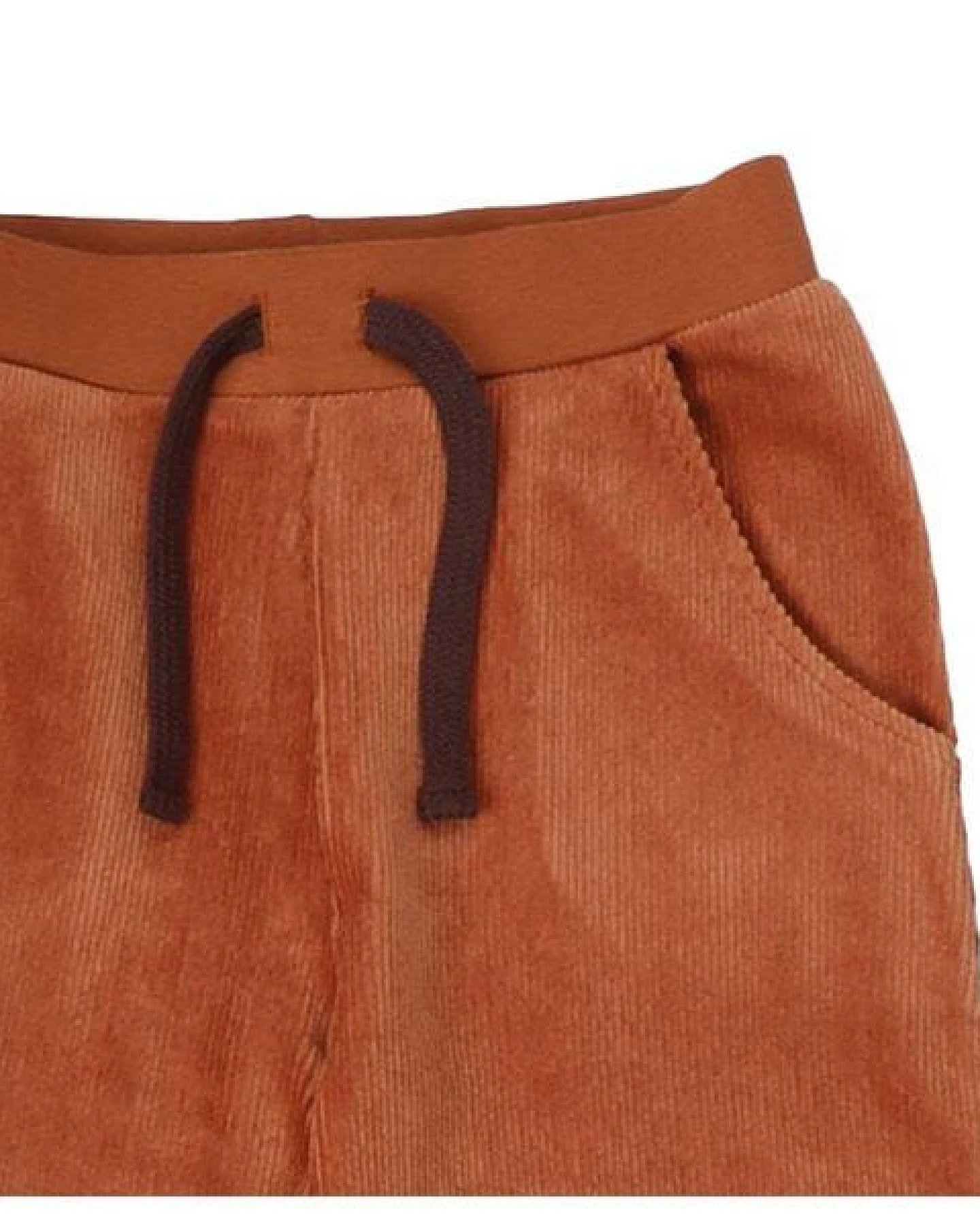 Jogginghose Cord Braun aus GOTS-zertifizierter Bio-Baumwolle – Walkiddy – Ansicht 4
