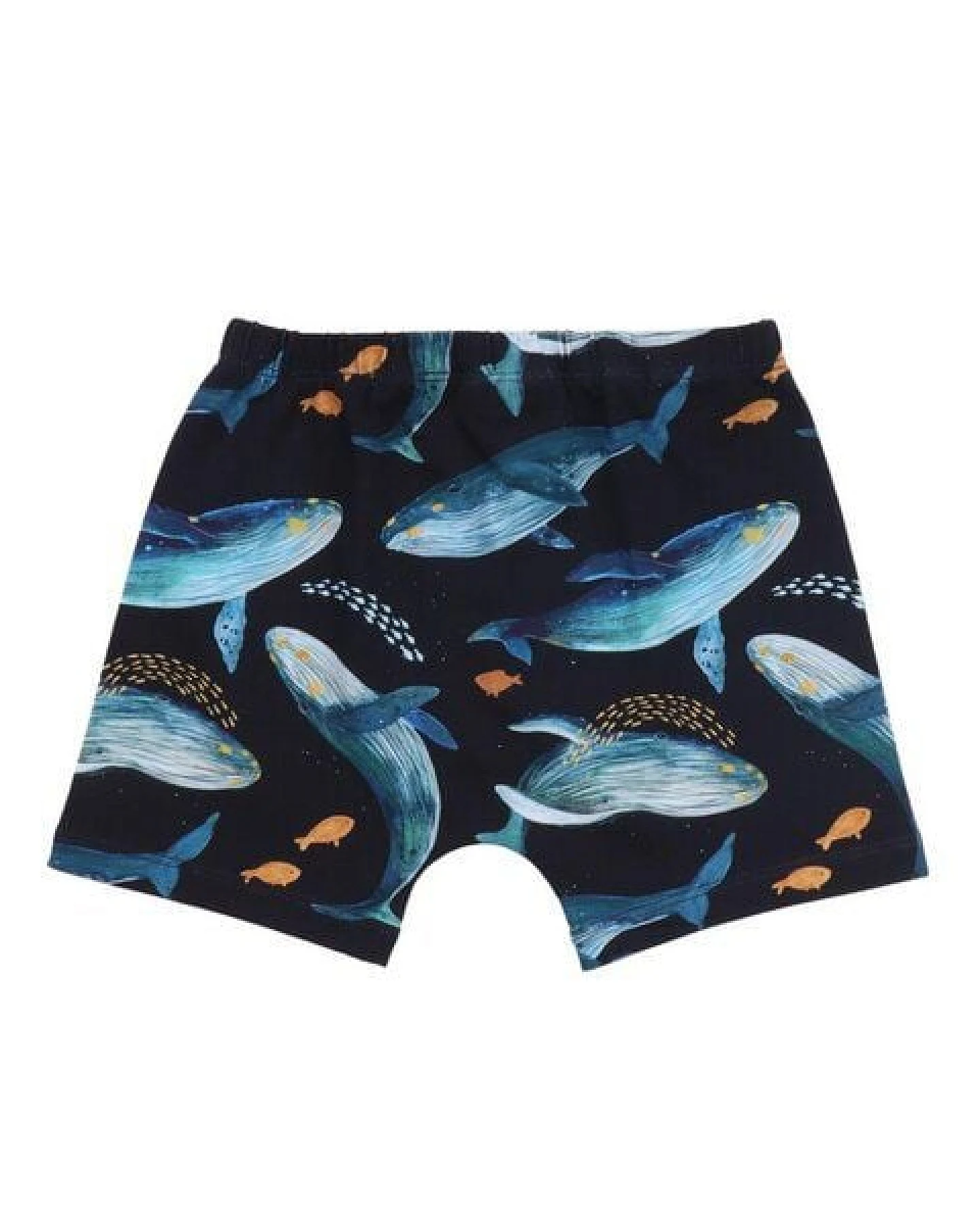 Kleinkinder Unterhose GOTS-zertifiziert aus Bio-Baumwolle, dunkelblau mit Wal-Motiv, 95% Baumwolle 5% Elasthan – Walkiddy, weich & bequem – Ansicht 4