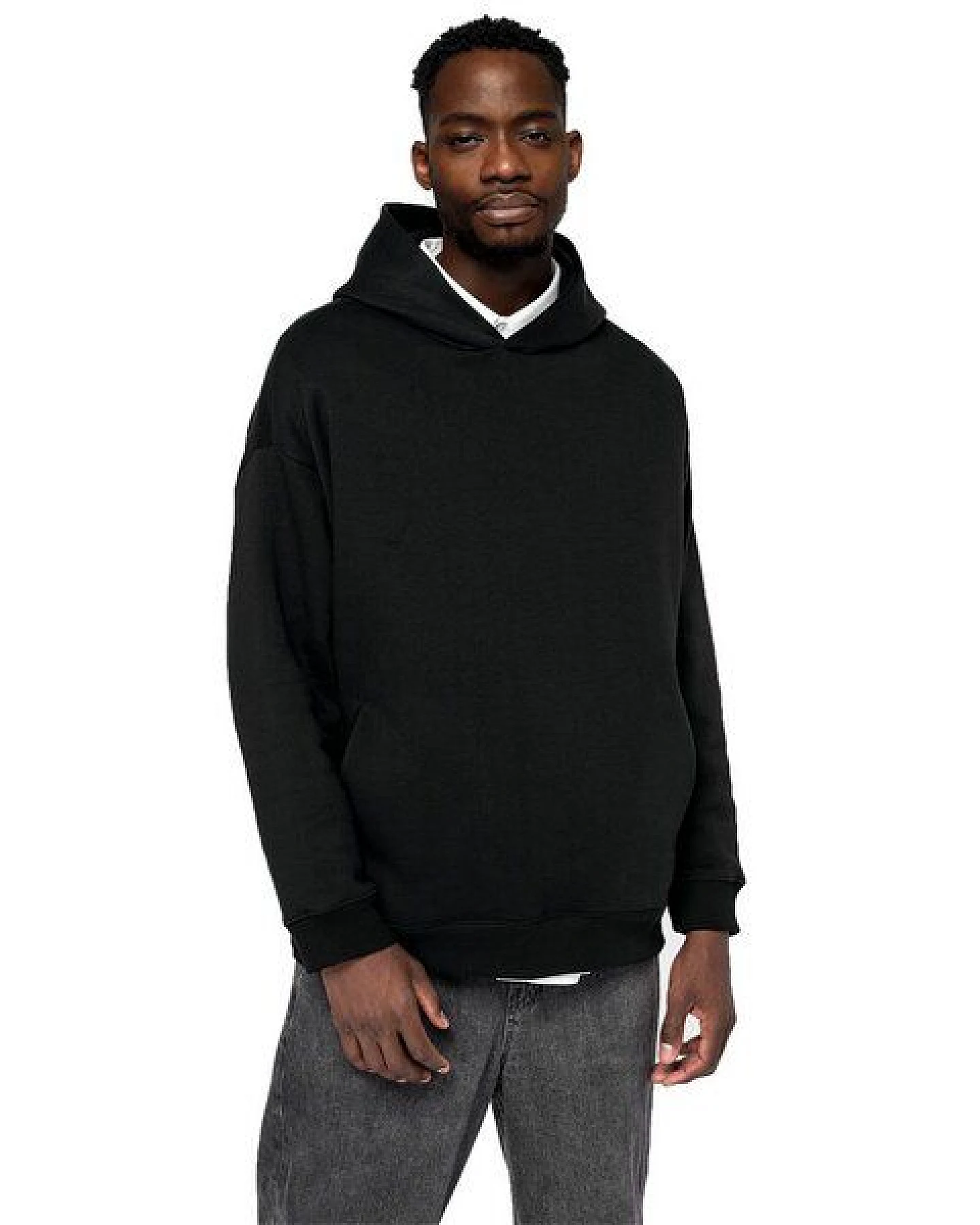 YTWOO Unisex Oversized Eco-Fleece Hoodie – Ansicht 2