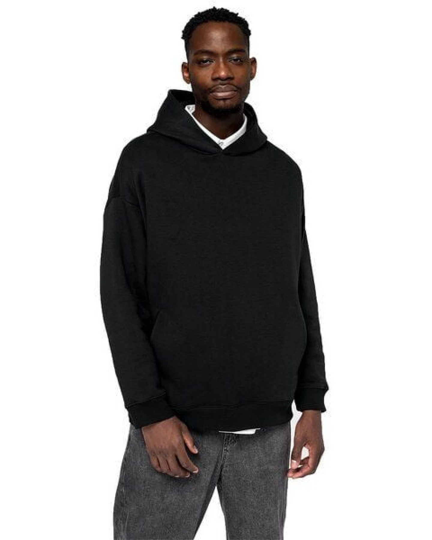 YTWOO Unisex Oversized Eco-Fleece Hoodie – Ansicht 2