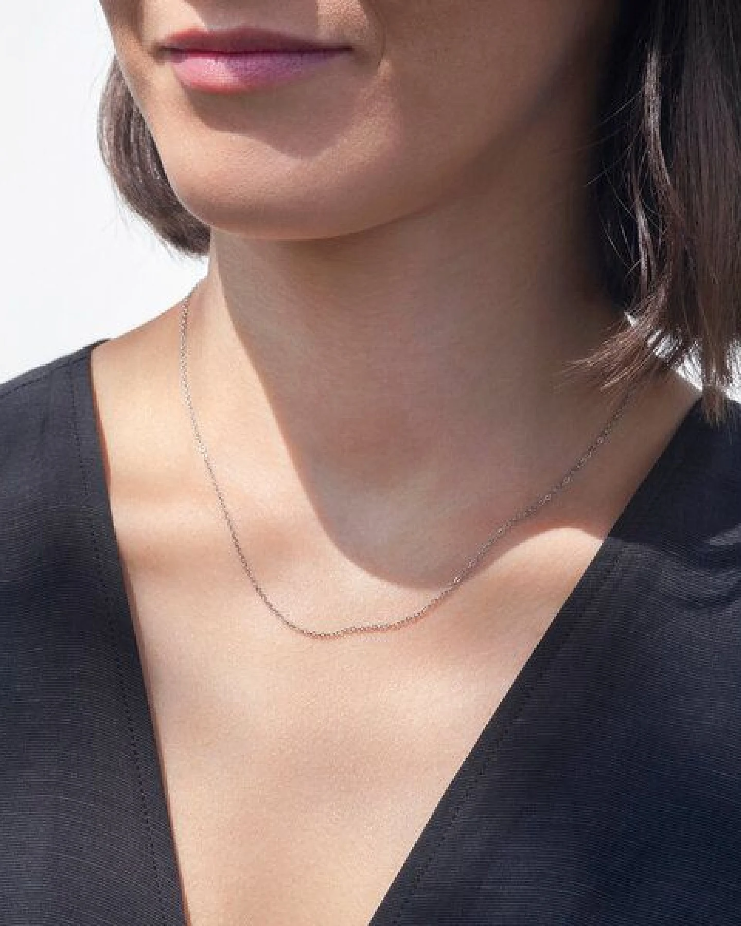 ALEXASCHA Feine Gliederkette aus Edelstahl – Ansicht 2
