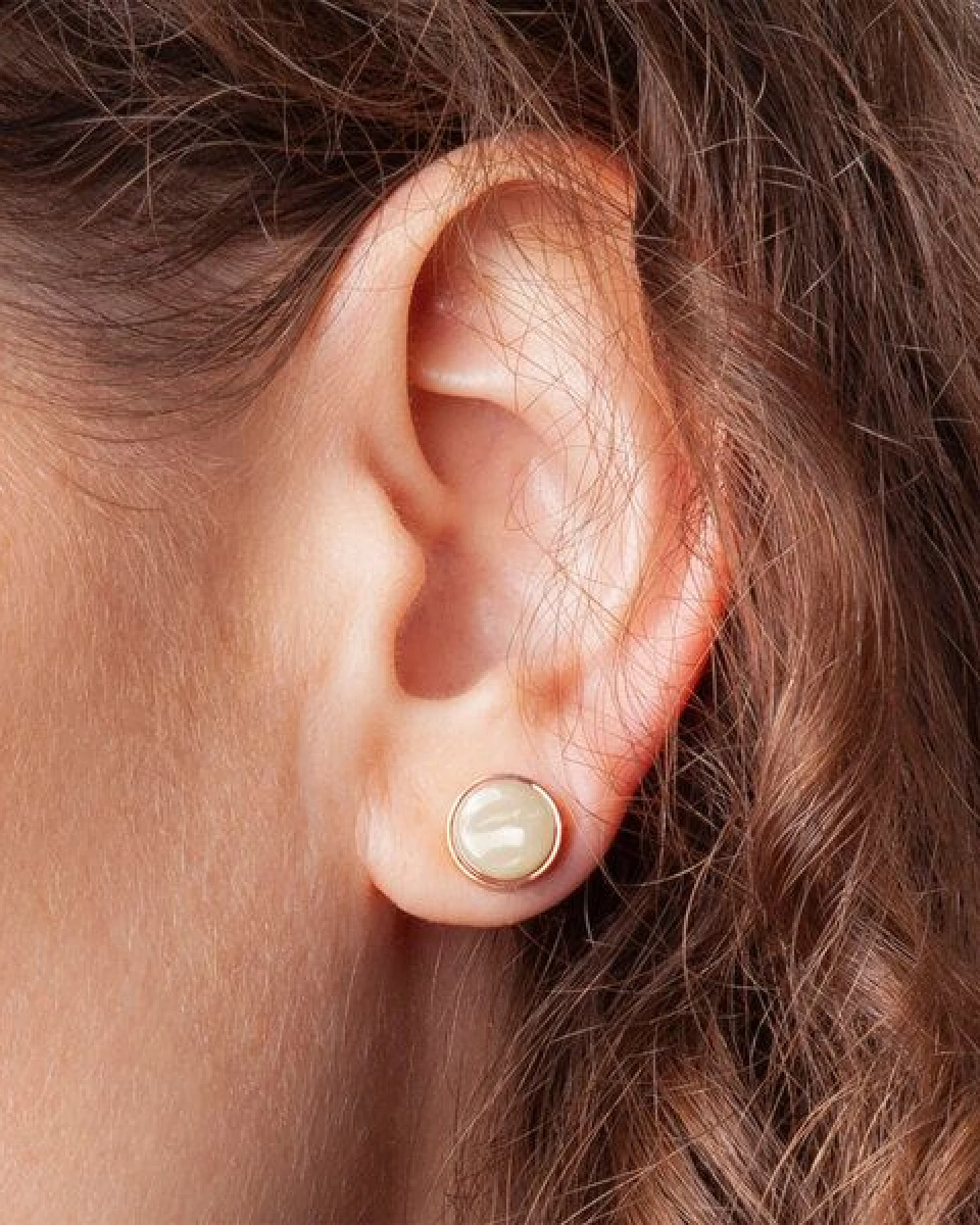 ALEXASCHA Edelstahl Ohrstecker mit Glasstein – Ansicht 3