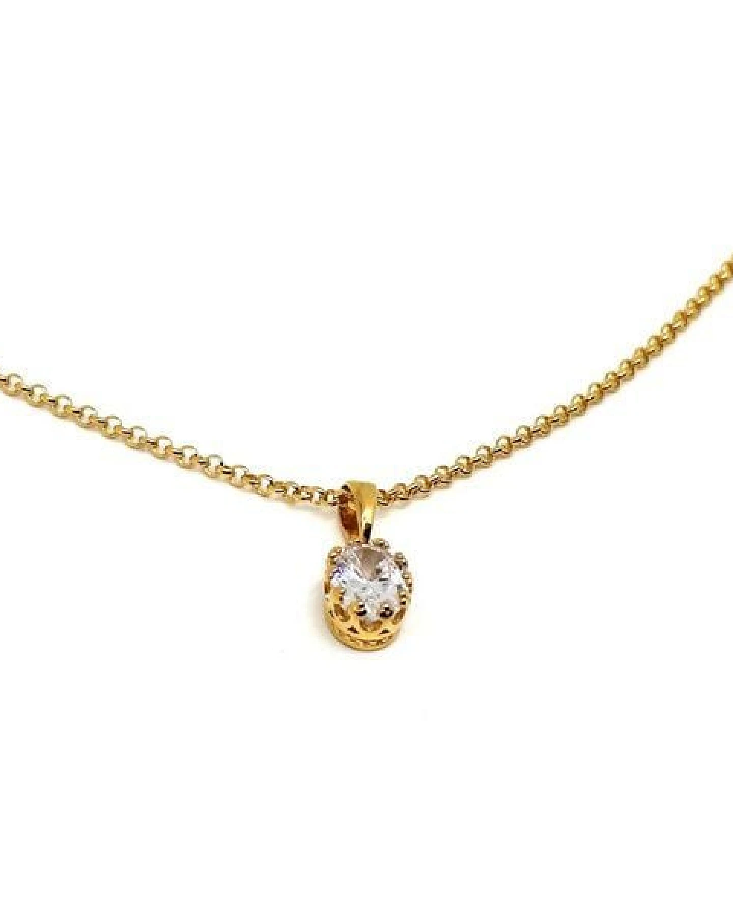 MOANINA Kette Milano - 925 Silber/18k Gold Vermeil - 3 Längen – Ansicht 3