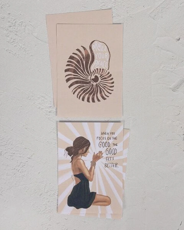 Oh Shanti Sticker 4er Set
