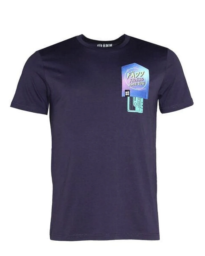 FÄDD Herren T-Shirt Rundhals aus Bio-Baumwolle "Eyties BT" Lila