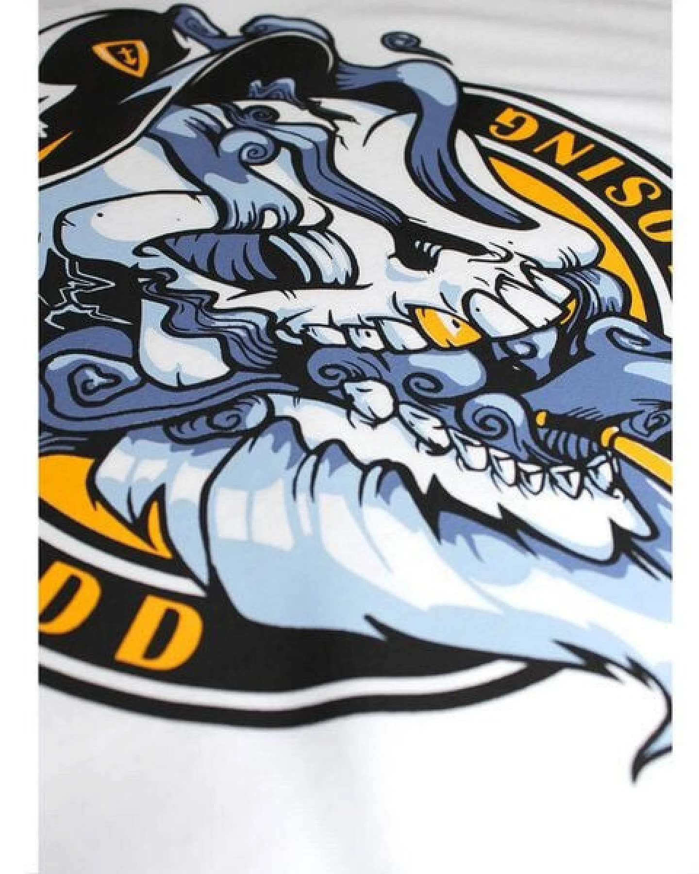 FÄDD Herren T-Shirt Rundhals aus Bio-Baumwolle "Schmöki" Weiß – Ansicht 4