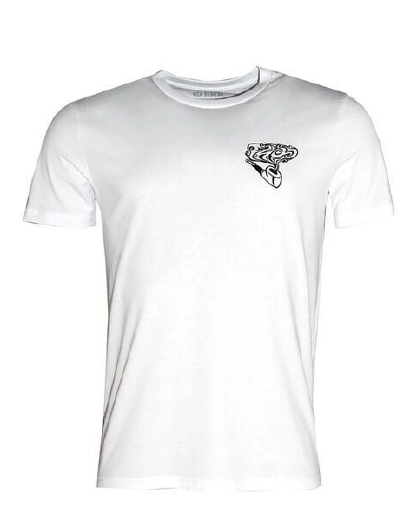 FÄDD Herren T-Shirt Rundhals aus Bio-Baumwolle "Schmöki" Weiß – Ansicht 3