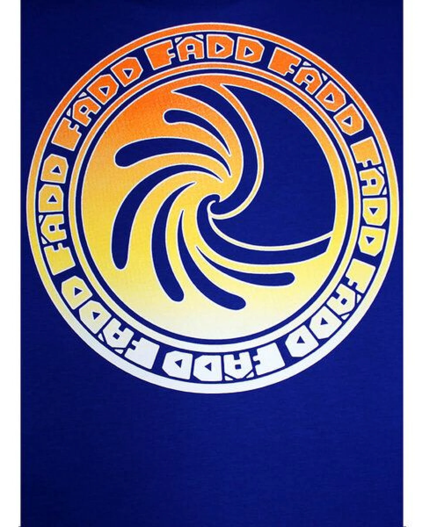 FÄDD Herren T-Shirt Rundhals aus Bio-Baumwolle "Sörfverlaufgelöt" Blau – Ansicht 2