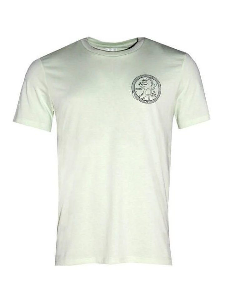 FÄDD Herren T-Shirt Rundhals aus Bio-Baumwolle "Ich esse KFZs" Grün