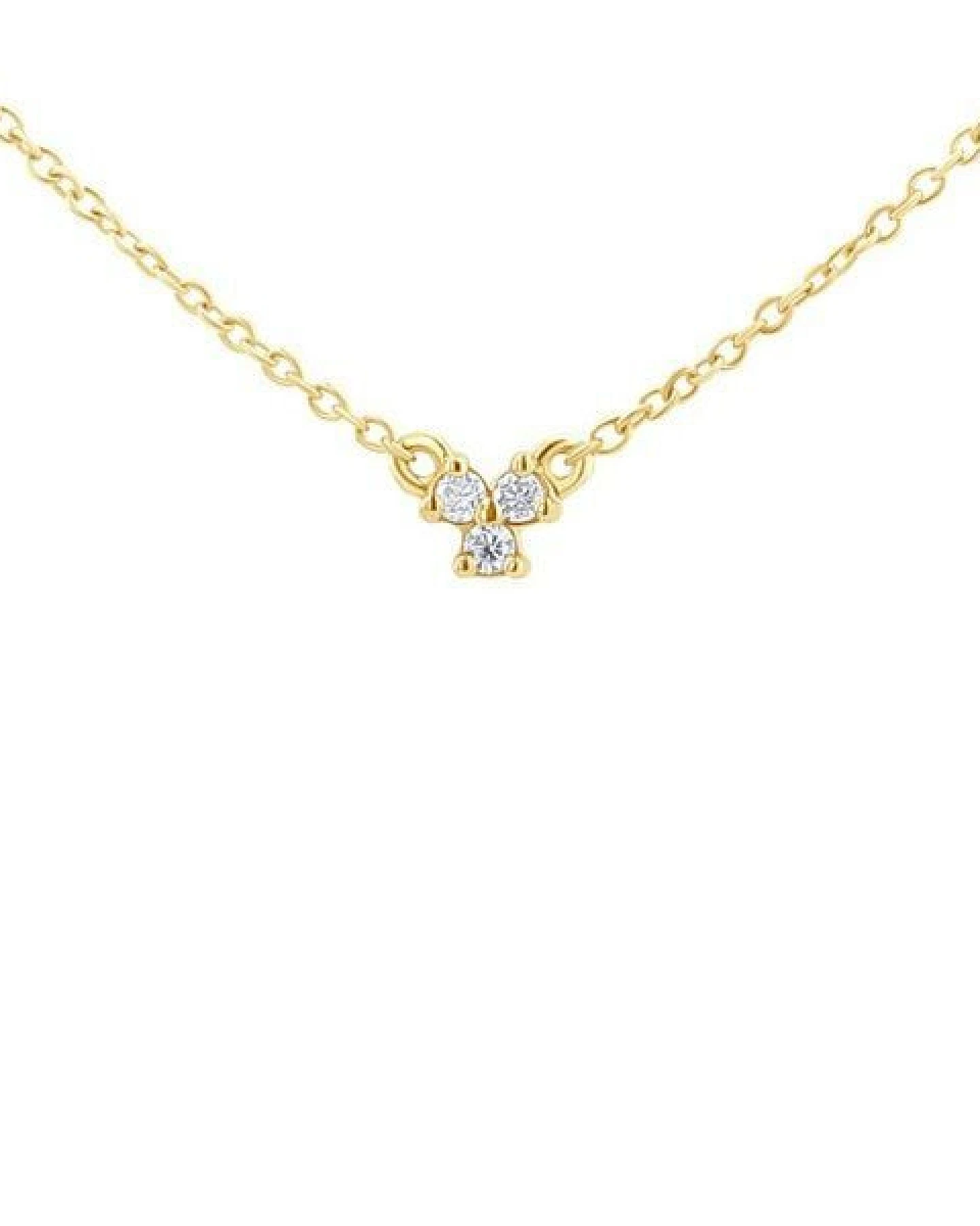 Eppi Halskette mit drei Lab Grown Diamanten Sharma – Ansicht 4