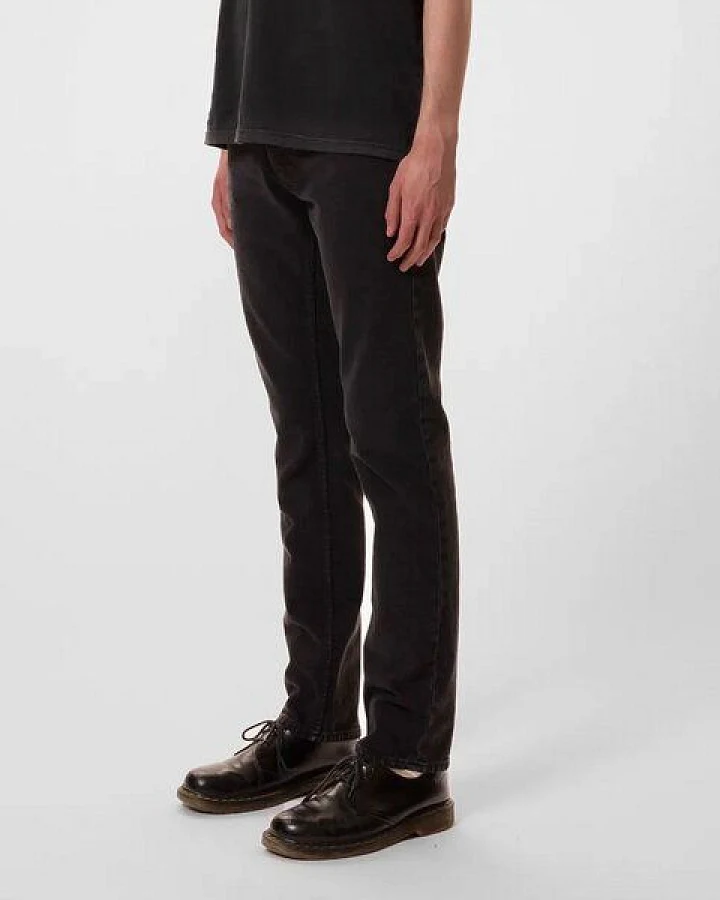 Nudie Jeans Grim Tim - Matte Black OD