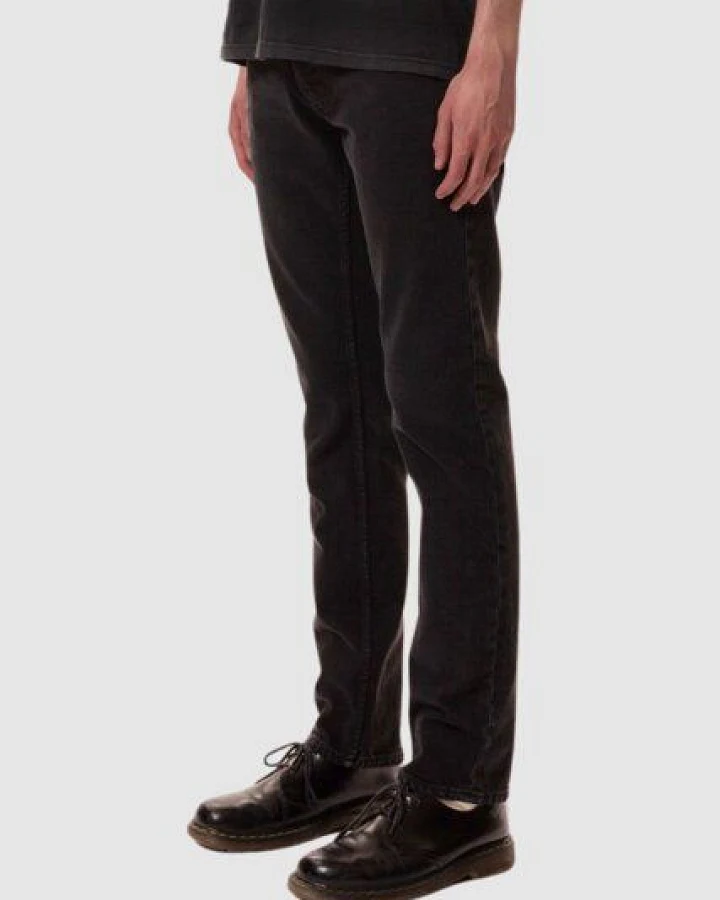 Nudie Jeans Grim Tim - Matte Black OD