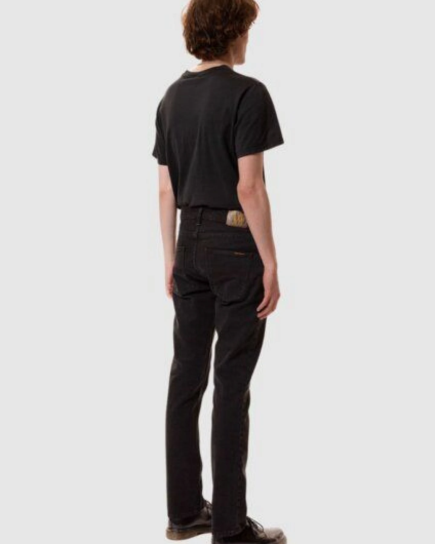 Nudie Jeans Grim Tim - Matte Black OD – Ansicht 2