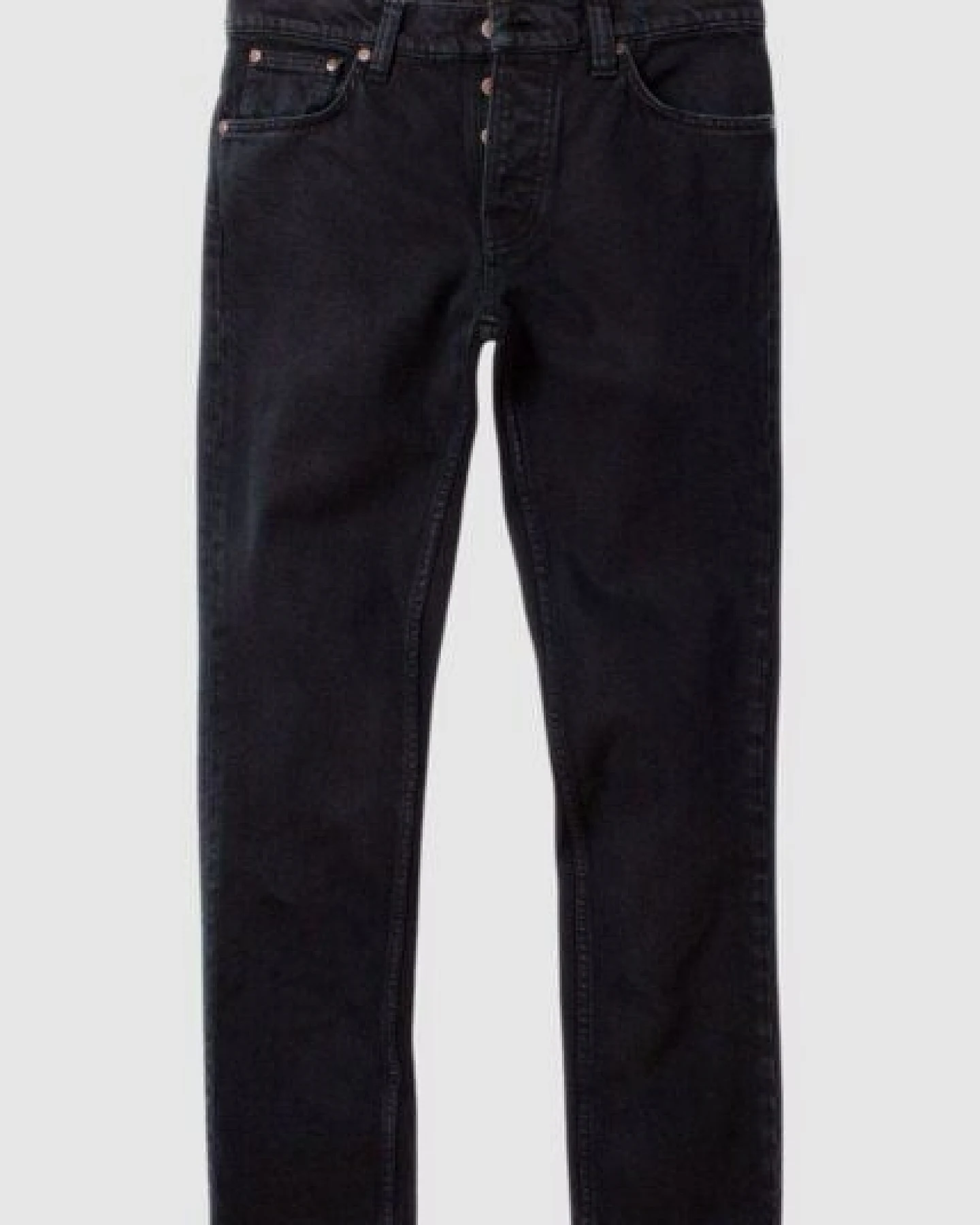 Nudie Jeans Grim Tim - Matte Black OD – Ansicht 3