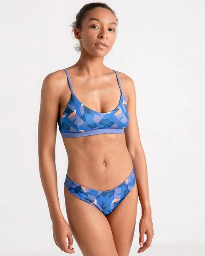 boochen Surin Bottom - wendbares Bikini Unterteil, Brazilian Cut, mit Federprint