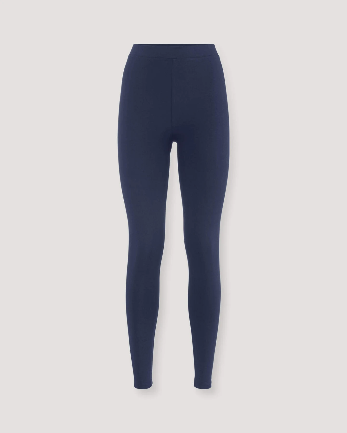 hessnatur Damen Leggings PURE BALANCE aus Bio-Baumwolle und TENCEL™ Modal - blau - Größe 34 – Ansicht 3