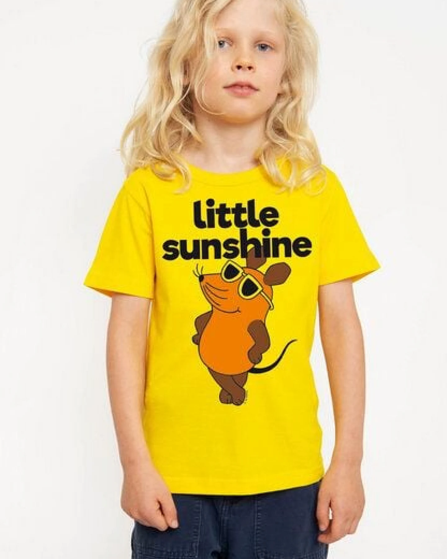 LOGOSH!RT LOGOSHIRT - Die Sendung mit der Maus - Maus - Little Sunshine - Bio T-Shirt Print - Kinder - Jungen & Mädchen – Ansicht 3
