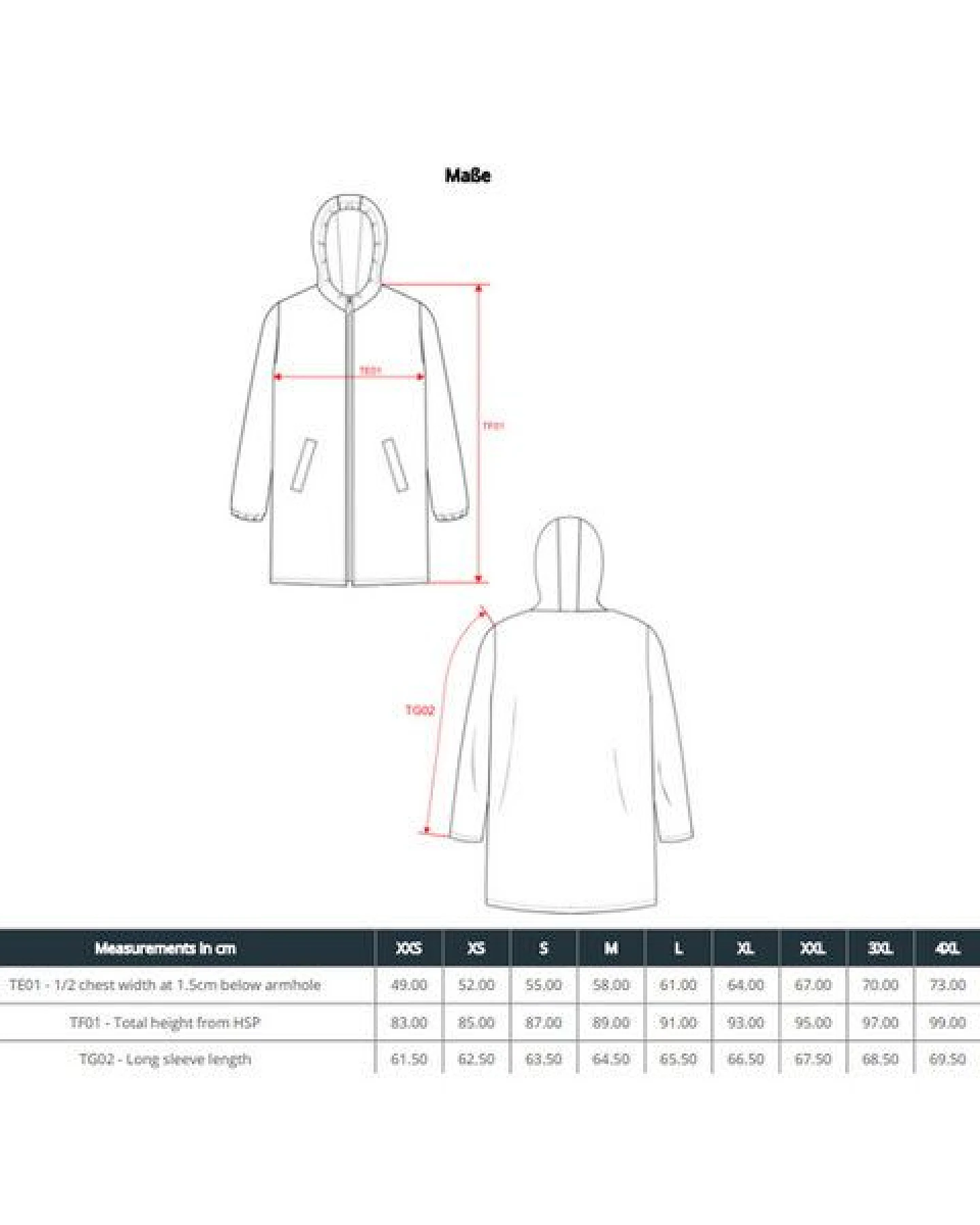 YTWOO Wasserdichte und nachhaltige Unisex-Jacke – Ansicht 2