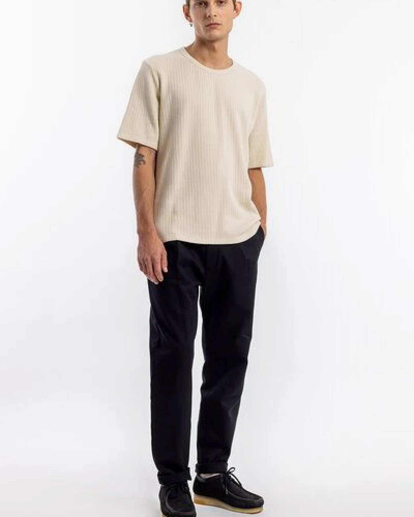 Rotholz Chino Hose aus Bio Baumwolle – Ansicht 2