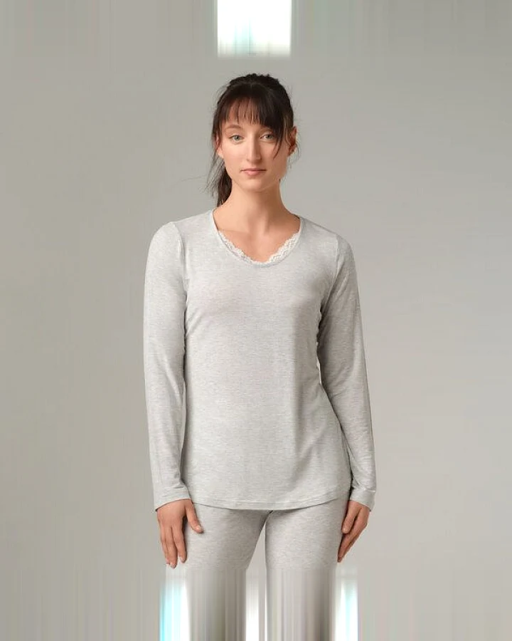 comazo Shirt 1/1 Arm aus Micromodal / Elasthan