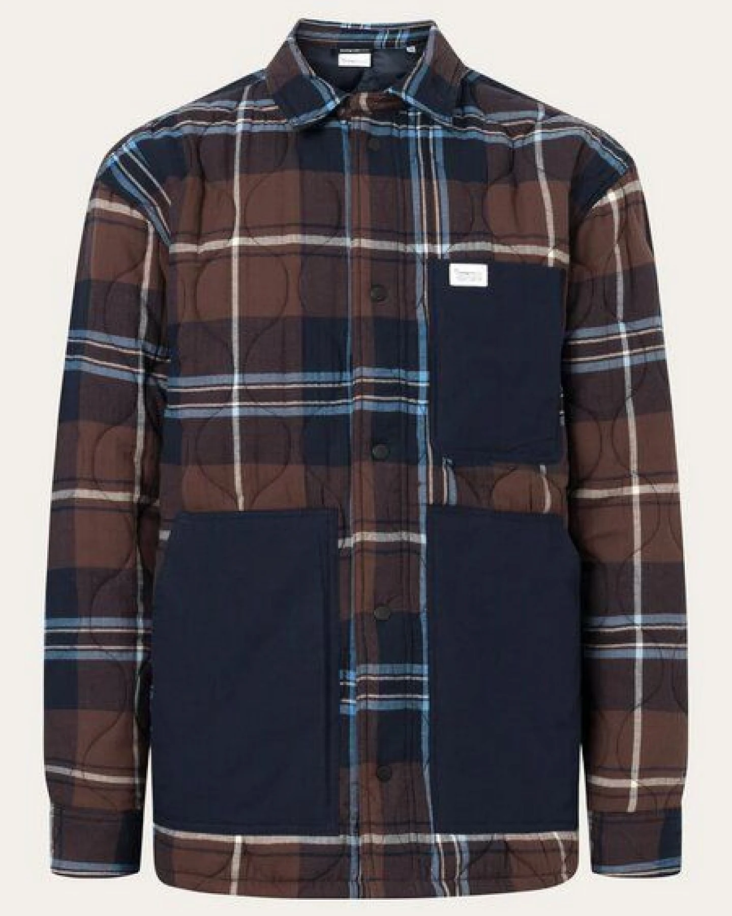 KnowledgeCotton Apparel Herren "OVERSIZE CHECK OVERSHIRT" – Ansicht 2