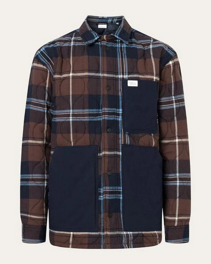 KnowledgeCotton Apparel Herren "OVERSIZE CHECK OVERSHIRT"