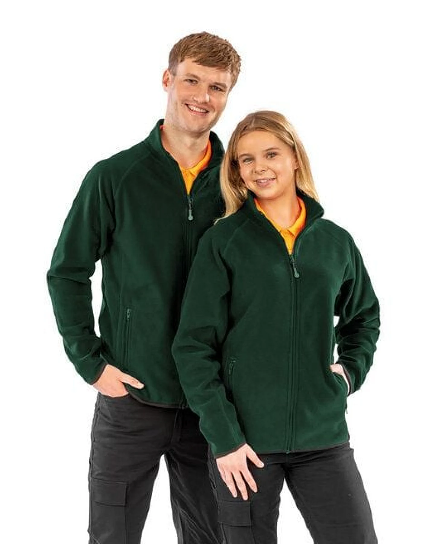 YTWOO Recycelte Unisex Polarthermie-Fleecejacke – Ansicht 2