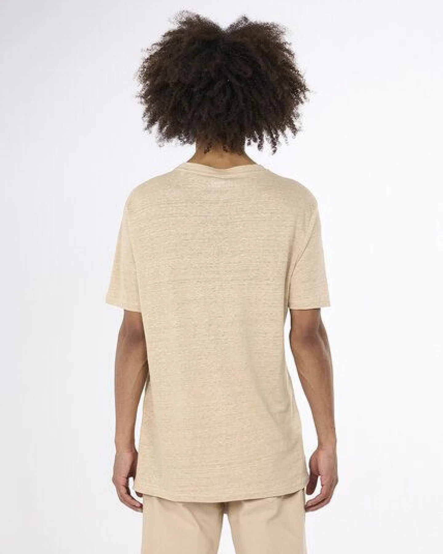 KnowledgeCotton Apparel Herren T-Shirt "Linen Tee" - GOTS/Vegan – Ansicht 4