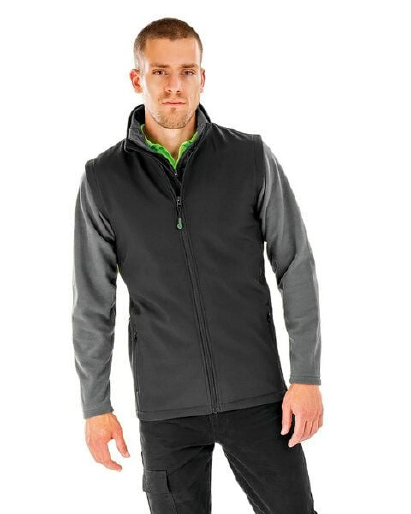 YTWOO Recycelte Softshell-Weste für Männer – Ansicht 2