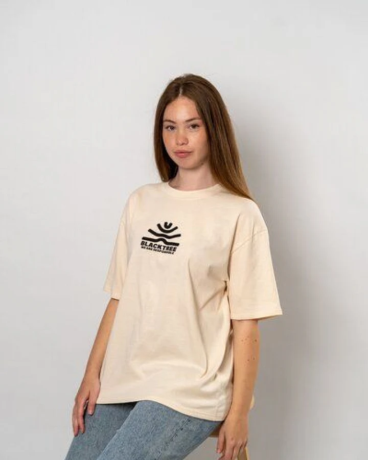 Black Tree Basic T - Unisex - Oversize - 260g/sm - Premium Qualität