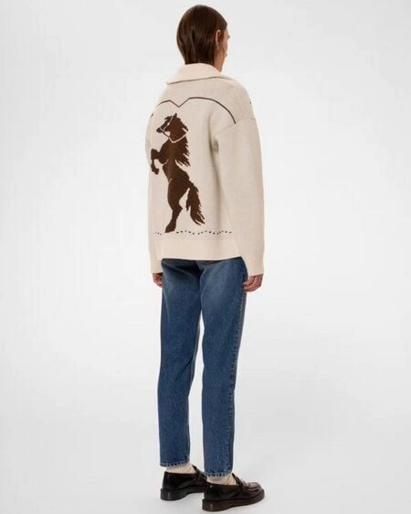 Nudie Jeans - Cardigan Sharon Western Knit Cardigan – Ansicht 4