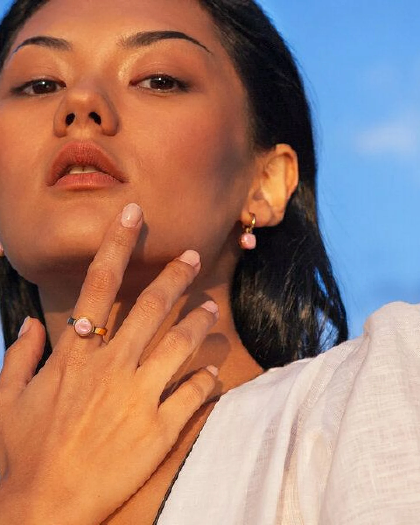 ALEXASCHA Größenverstellbarer Ring mit Stein – Ansicht 2