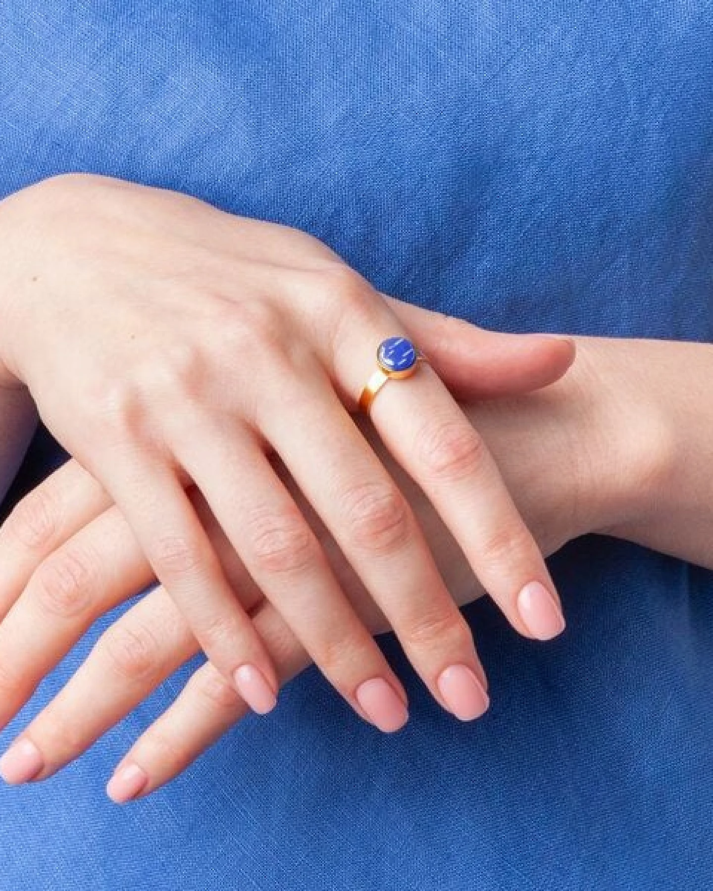 ALEXASCHA Größenverstellbarer Ring mit Stein – Ansicht 2