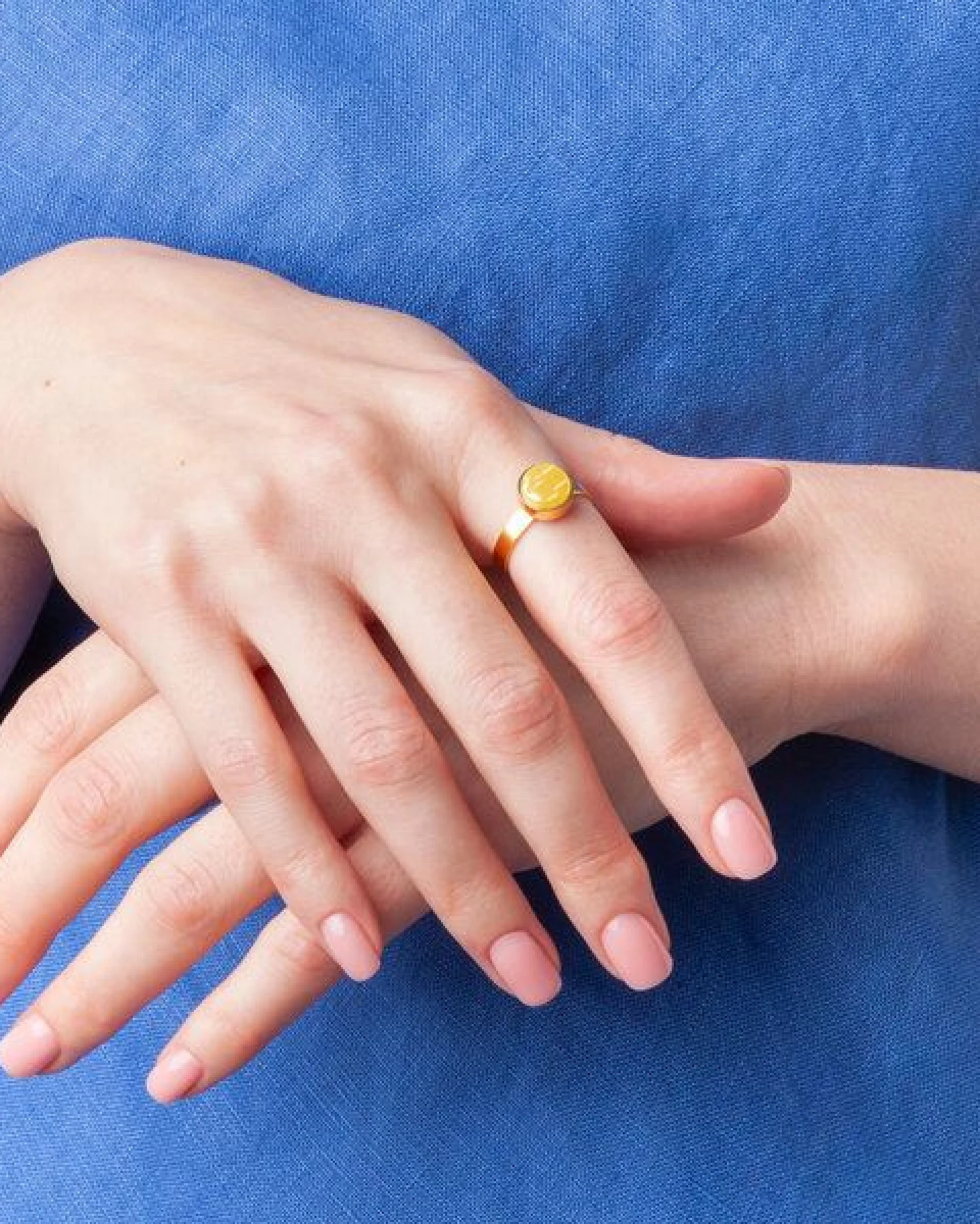 ALEXASCHA Größenverstellbarer Ring mit Stein – Ansicht 2