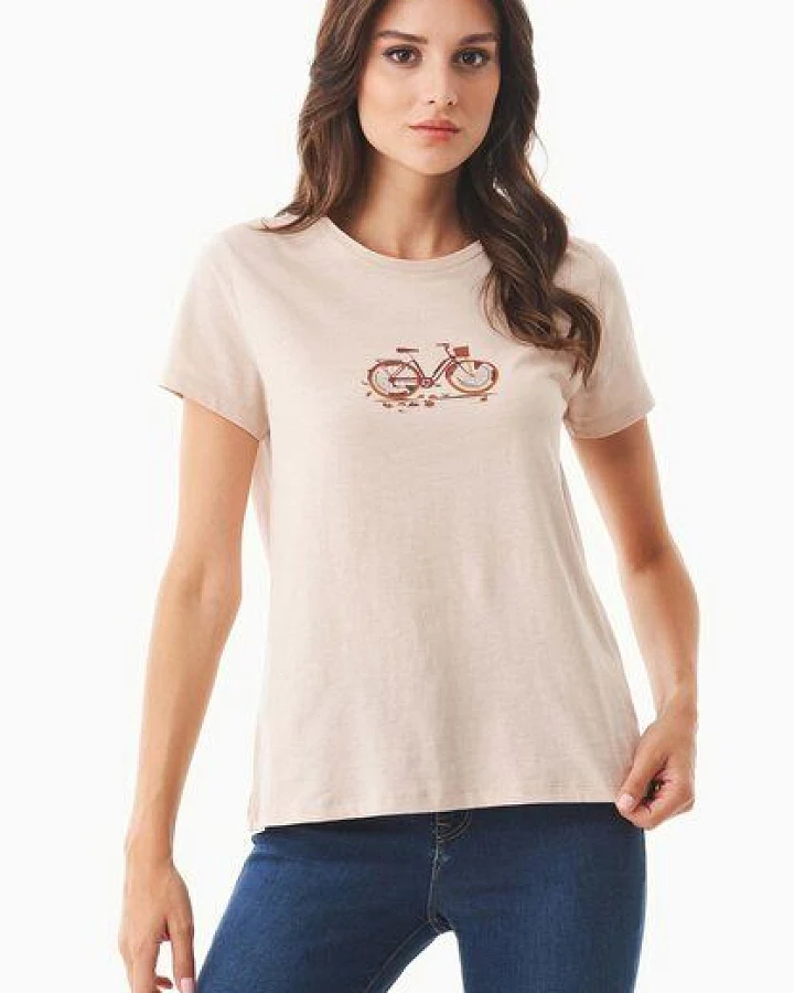 ORGANICATION T-Shirt aus Bio-Baumwolle mit Print