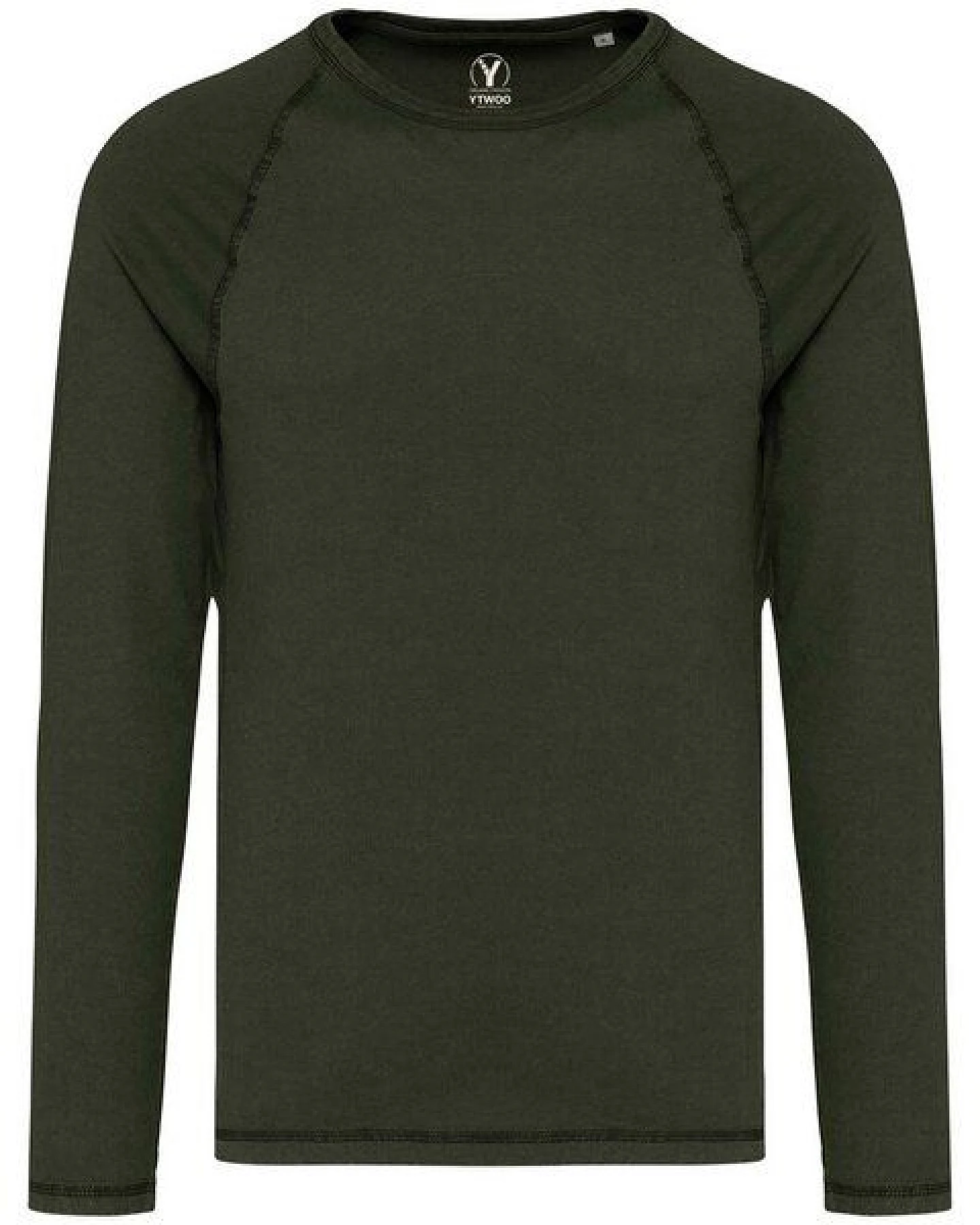 YTWOO GreenStyle Herren Raglan-Shirt: Longsleeve aus Bio-Baumwolle – Ansicht 2