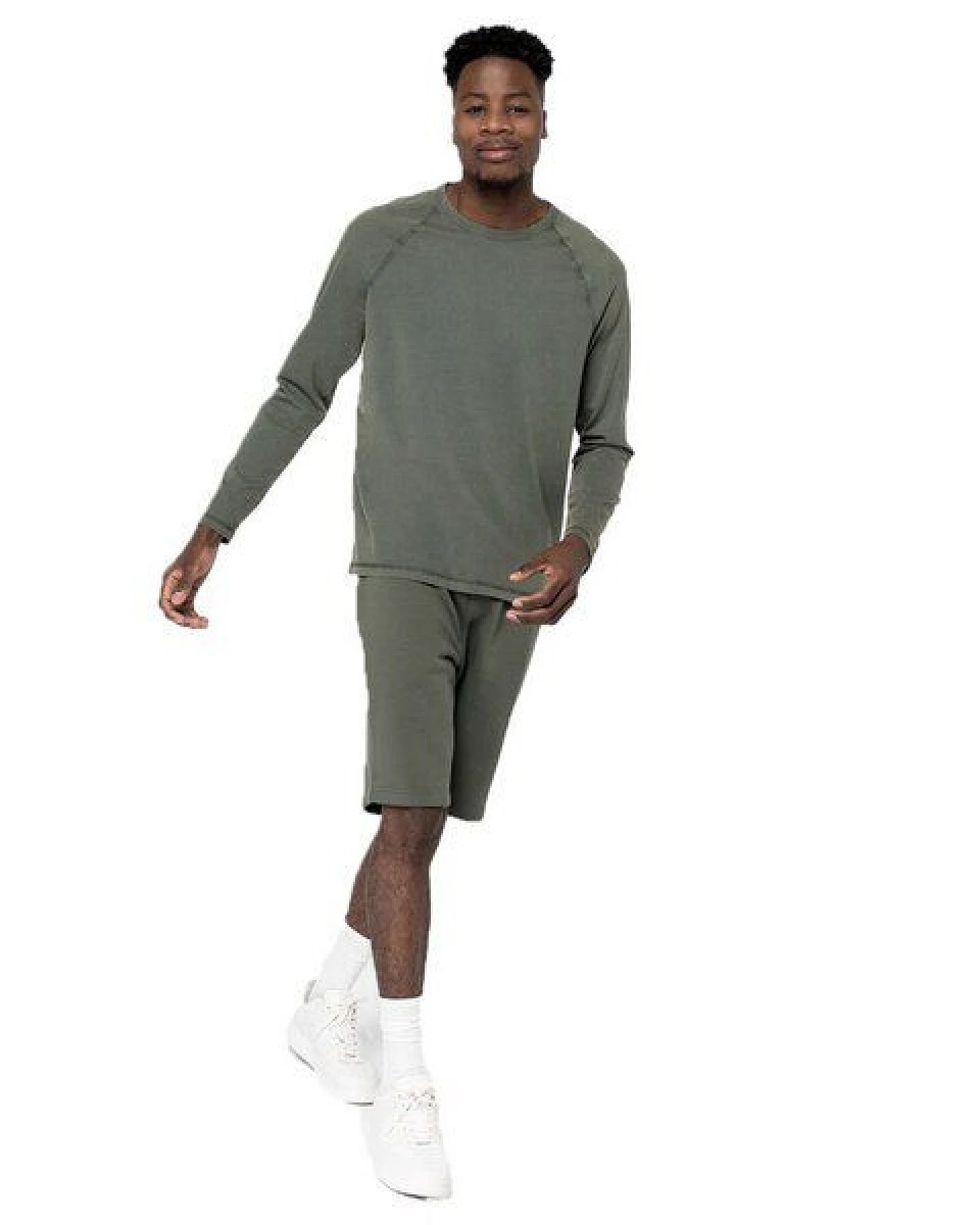 YTWOO GreenStyle Herren Raglan-Shirt: Longsleeve aus Bio-Baumwolle – Ansicht 2