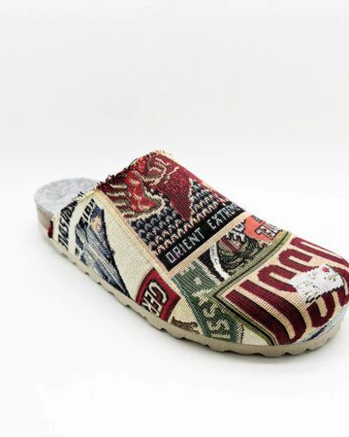Veganer "thies ® Eco World Travel Clog" aus gewebtem Textil – Ansicht 3