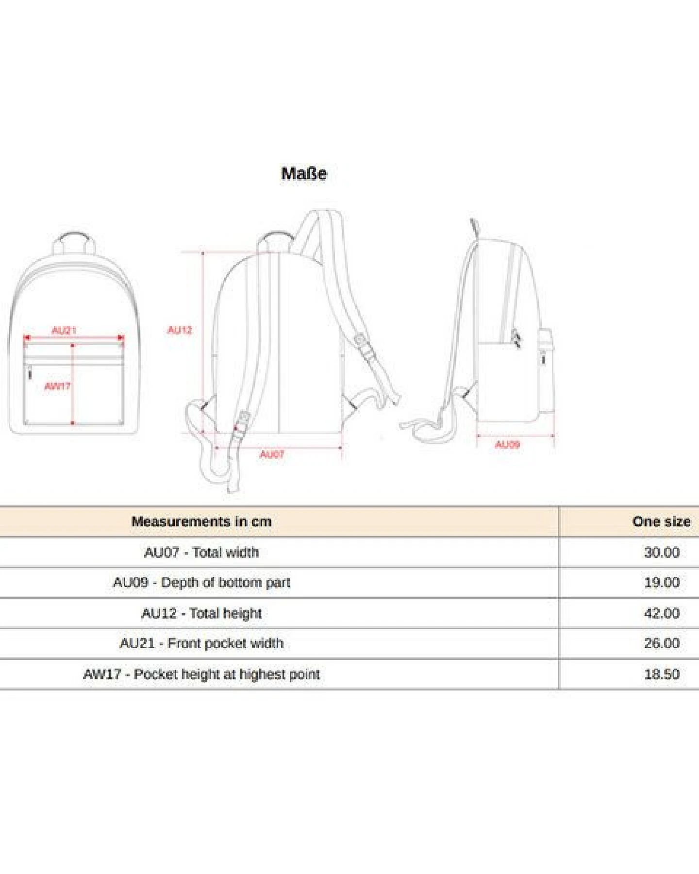 YTWOO Recycelter City-Rucksack mit Fronttasche – Ansicht 2